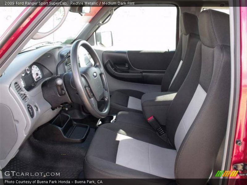  2009 Ranger Sport SuperCab Medium Dark Flint Interior