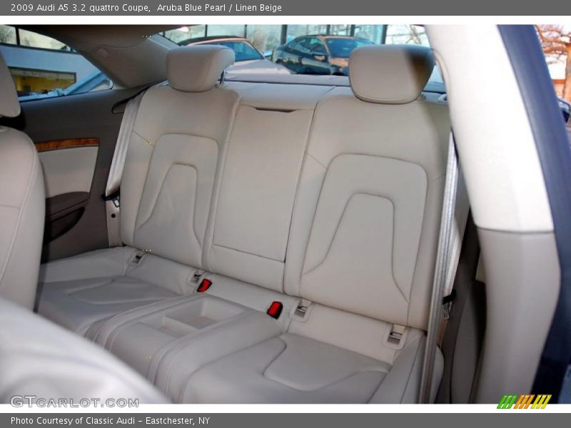 Aruba Blue Pearl / Linen Beige 2009 Audi A5 3.2 quattro Coupe