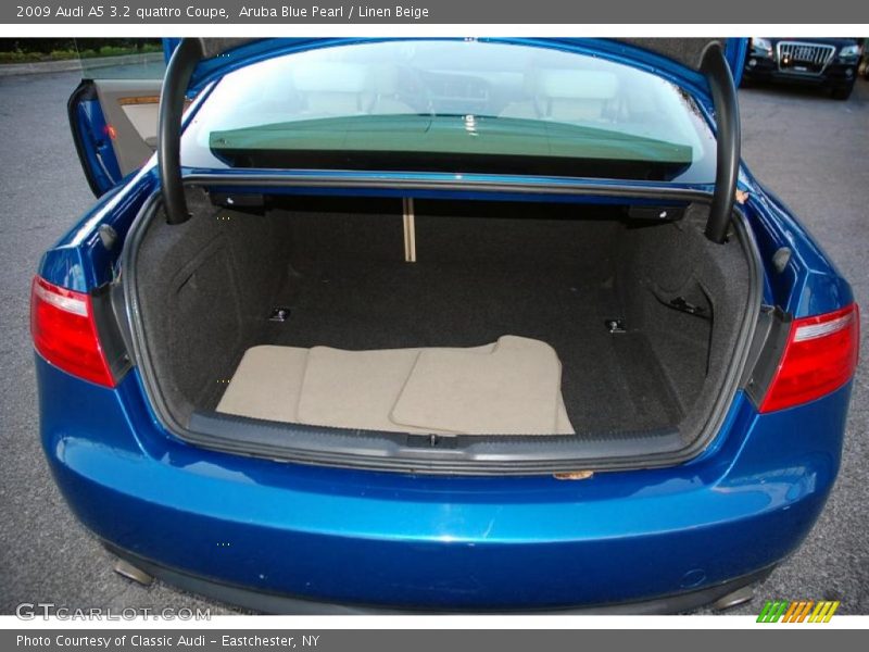 Aruba Blue Pearl / Linen Beige 2009 Audi A5 3.2 quattro Coupe
