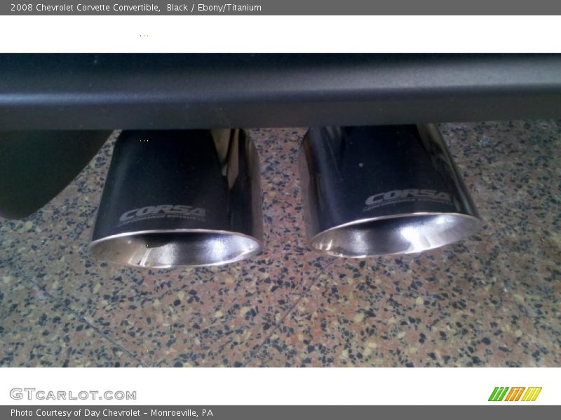 Black / Ebony/Titanium 2008 Chevrolet Corvette Convertible