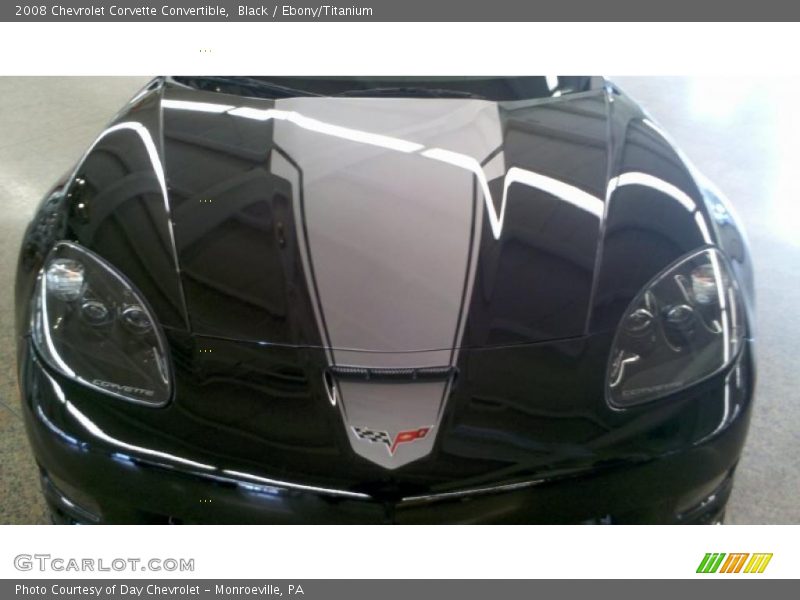 Black / Ebony/Titanium 2008 Chevrolet Corvette Convertible