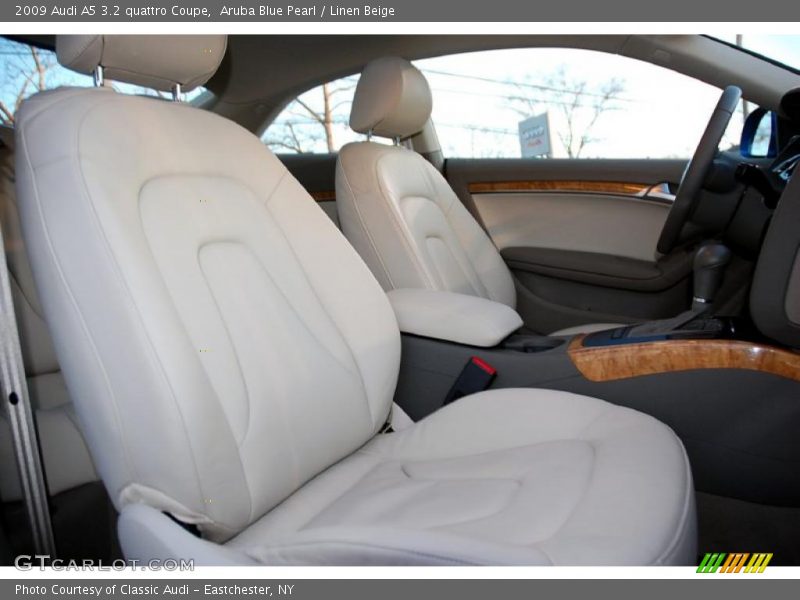 Aruba Blue Pearl / Linen Beige 2009 Audi A5 3.2 quattro Coupe
