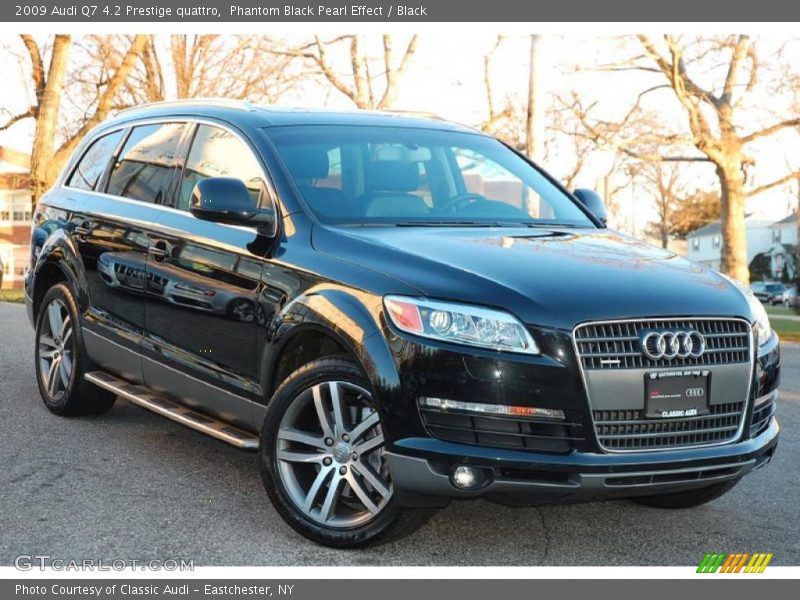 Phantom Black Pearl Effect / Black 2009 Audi Q7 4.2 Prestige quattro