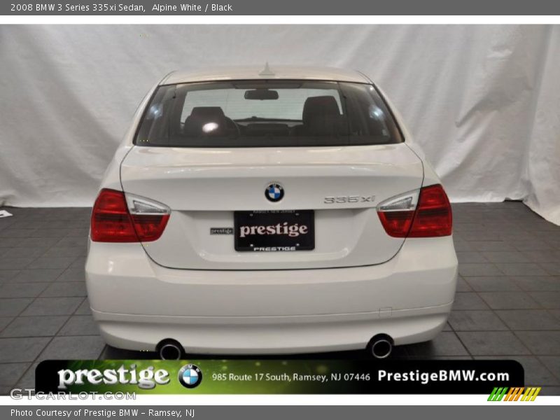 Alpine White / Black 2008 BMW 3 Series 335xi Sedan