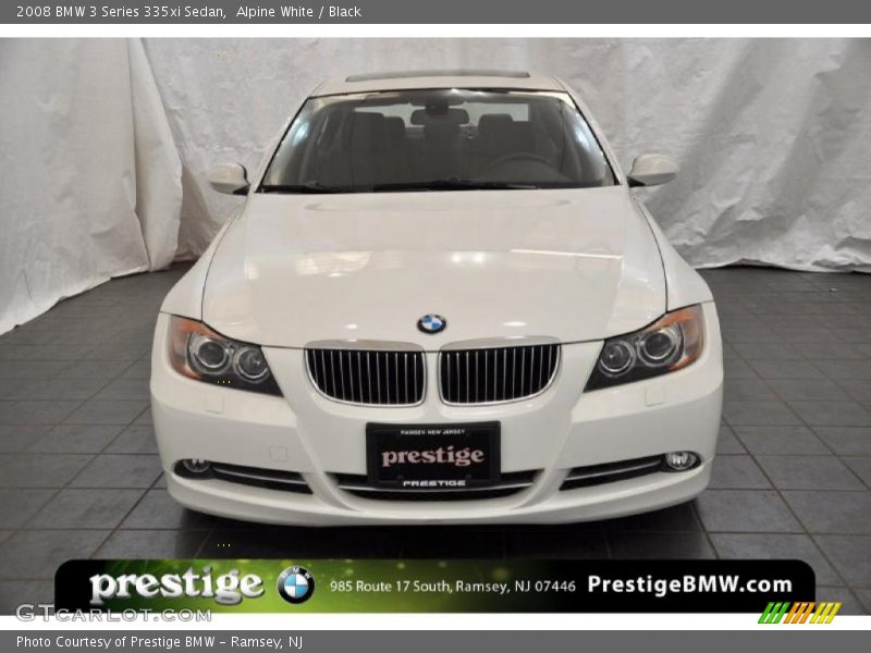 Alpine White / Black 2008 BMW 3 Series 335xi Sedan