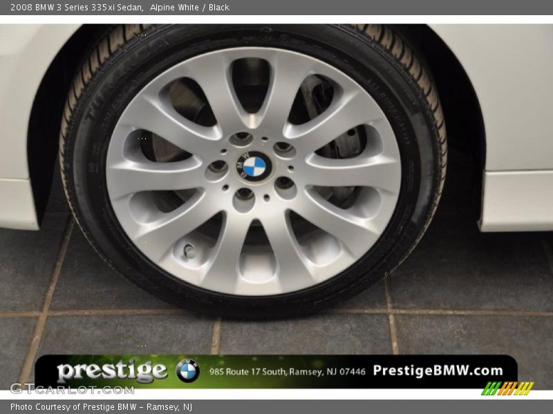 Alpine White / Black 2008 BMW 3 Series 335xi Sedan
