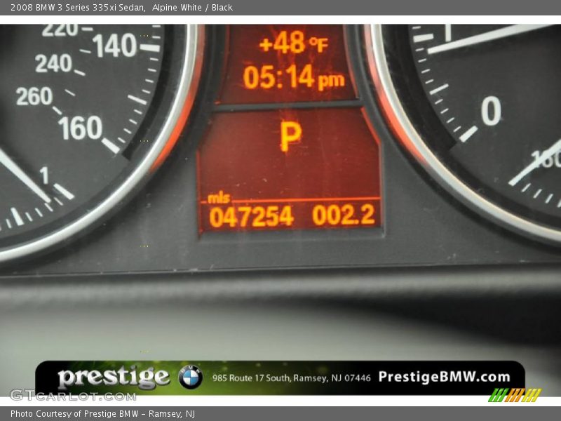 Alpine White / Black 2008 BMW 3 Series 335xi Sedan