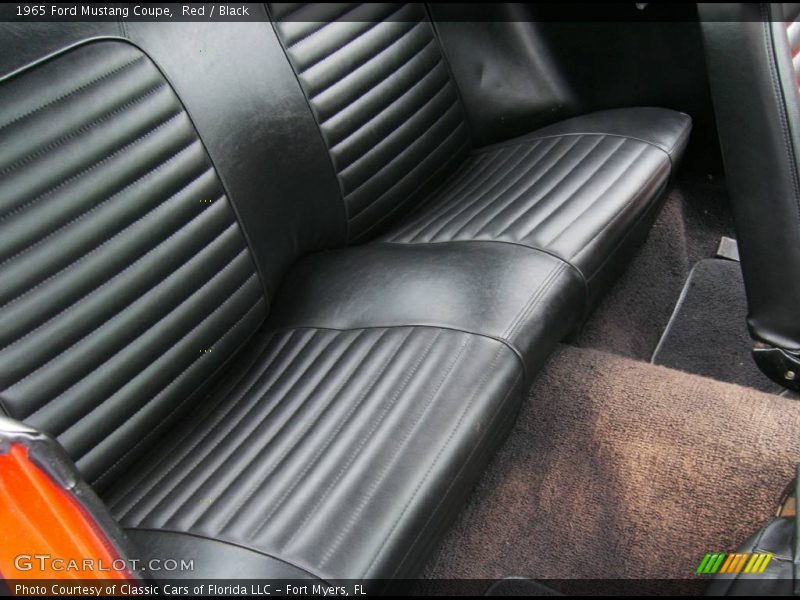 Red / Black 1965 Ford Mustang Coupe