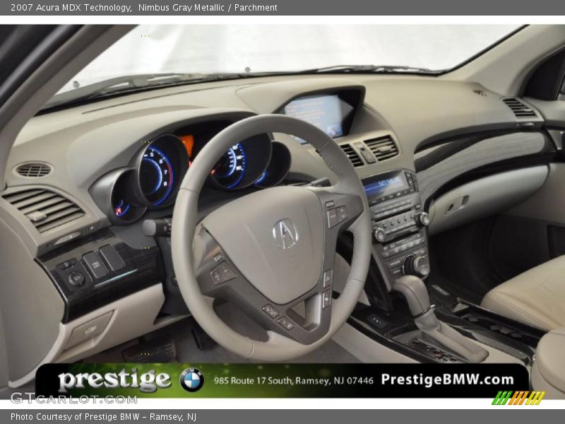Nimbus Gray Metallic / Parchment 2007 Acura MDX Technology