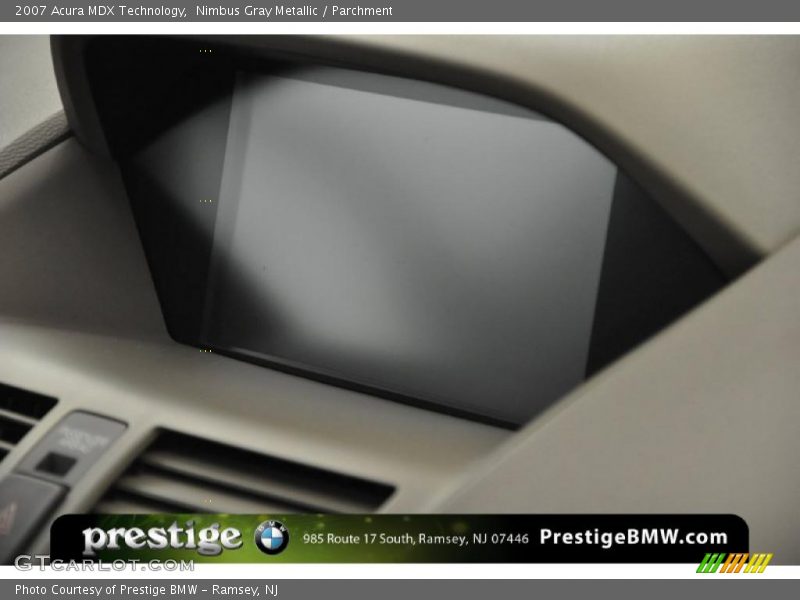 Nimbus Gray Metallic / Parchment 2007 Acura MDX Technology