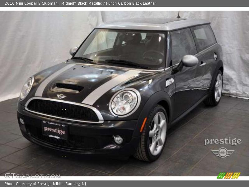 Midnight Black Metallic / Punch Carbon Black Leather 2010 Mini Cooper S Clubman