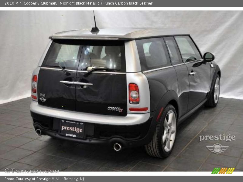 Midnight Black Metallic / Punch Carbon Black Leather 2010 Mini Cooper S Clubman