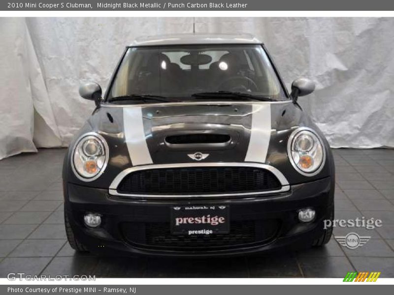 Midnight Black Metallic / Punch Carbon Black Leather 2010 Mini Cooper S Clubman