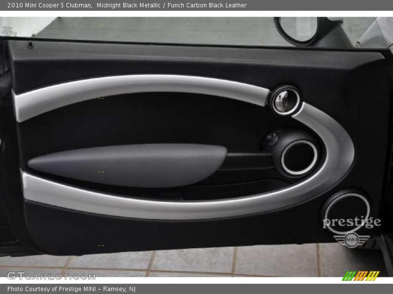Midnight Black Metallic / Punch Carbon Black Leather 2010 Mini Cooper S Clubman