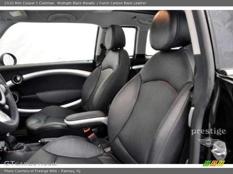 Midnight Black Metallic / Punch Carbon Black Leather 2010 Mini Cooper S Clubman