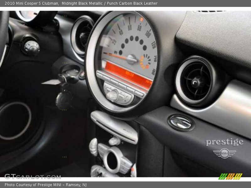 Midnight Black Metallic / Punch Carbon Black Leather 2010 Mini Cooper S Clubman