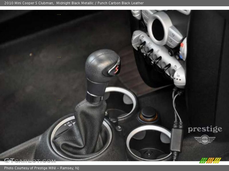 Midnight Black Metallic / Punch Carbon Black Leather 2010 Mini Cooper S Clubman