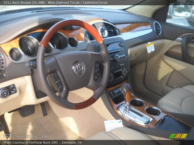 Cashmere/Cocoa Interior - 2011 Enclave CXL AWD 