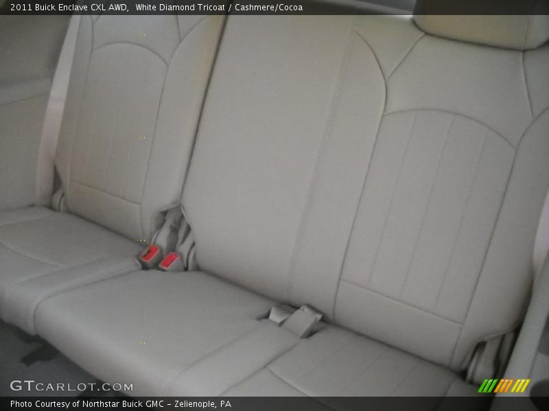 White Diamond Tricoat / Cashmere/Cocoa 2011 Buick Enclave CXL AWD