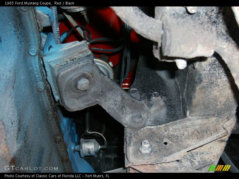 Red / Black 1965 Ford Mustang Coupe