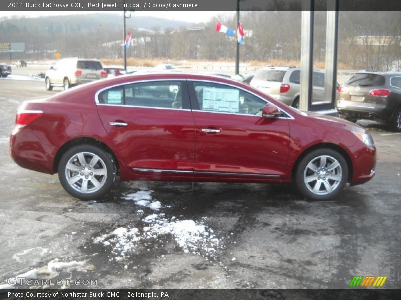 Red Jewel Tintcoat / Cocoa/Cashmere 2011 Buick LaCrosse CXL