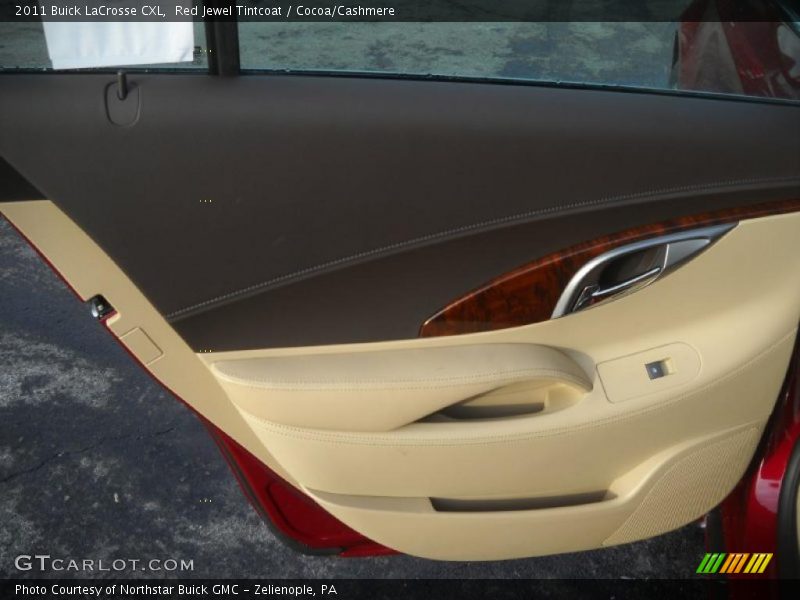 Red Jewel Tintcoat / Cocoa/Cashmere 2011 Buick LaCrosse CXL
