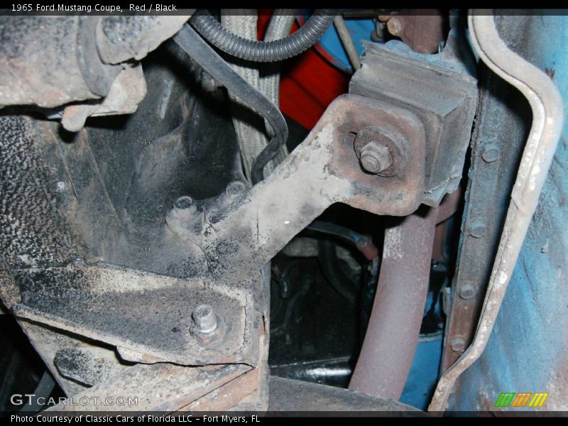 Red / Black 1965 Ford Mustang Coupe