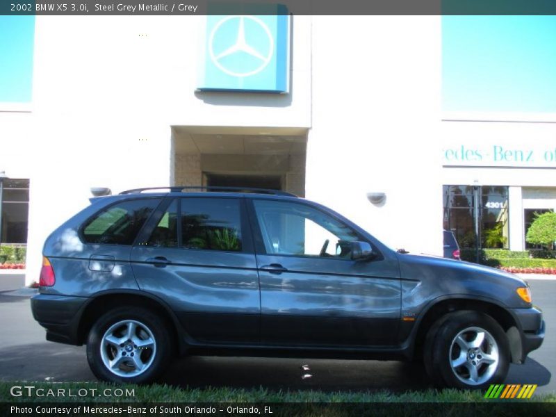 Steel Grey Metallic / Grey 2002 BMW X5 3.0i