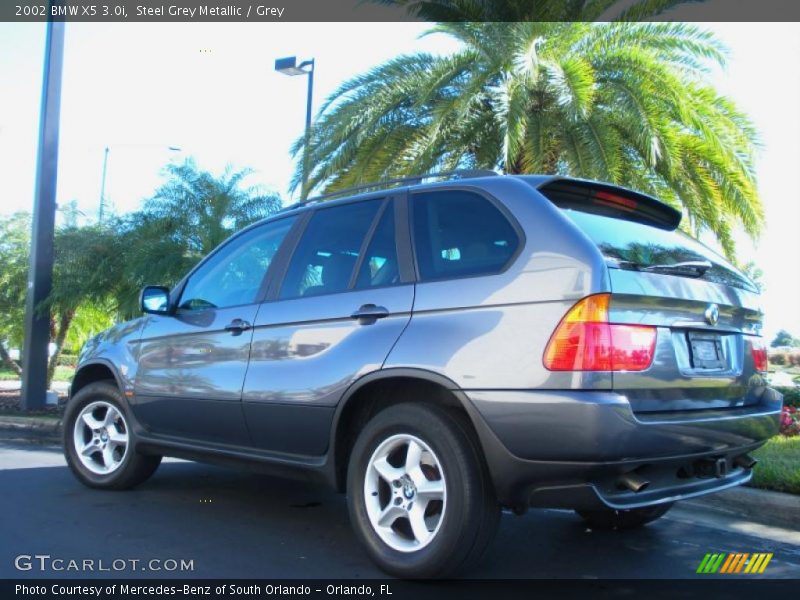Steel Grey Metallic / Grey 2002 BMW X5 3.0i