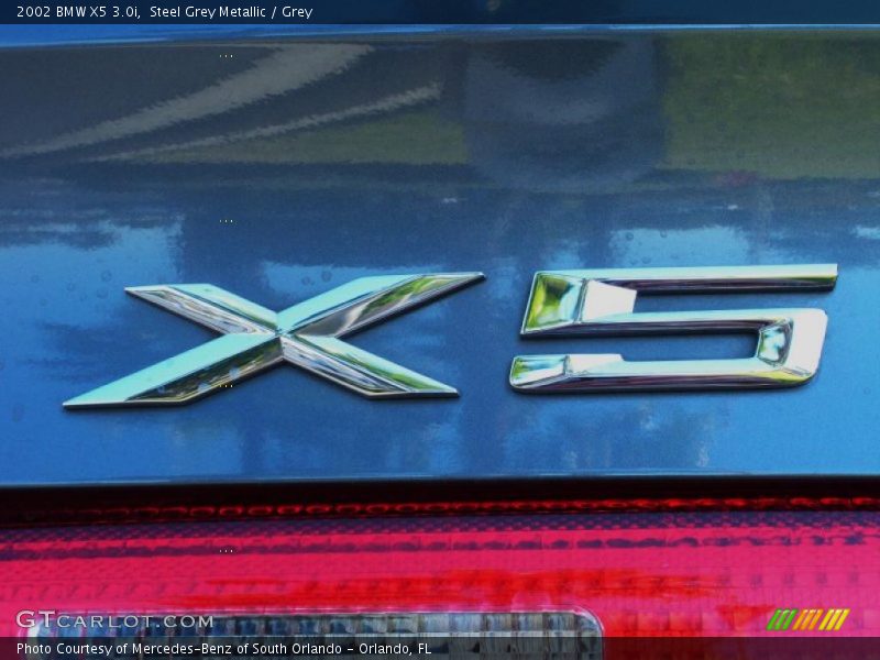 Steel Grey Metallic / Grey 2002 BMW X5 3.0i