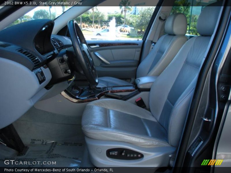 Steel Grey Metallic / Grey 2002 BMW X5 3.0i