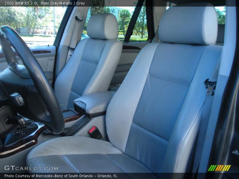 Steel Grey Metallic / Grey 2002 BMW X5 3.0i
