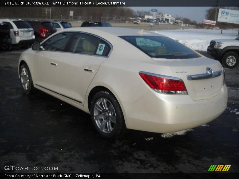 White Diamond Tricoat / Cocoa/Cashmere 2011 Buick LaCrosse CXL