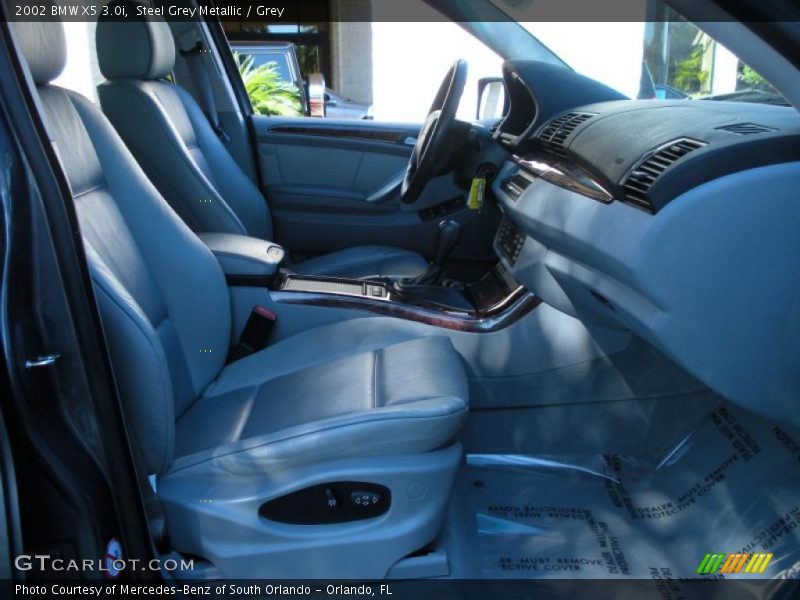 Steel Grey Metallic / Grey 2002 BMW X5 3.0i