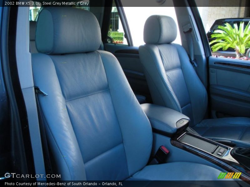 Steel Grey Metallic / Grey 2002 BMW X5 3.0i