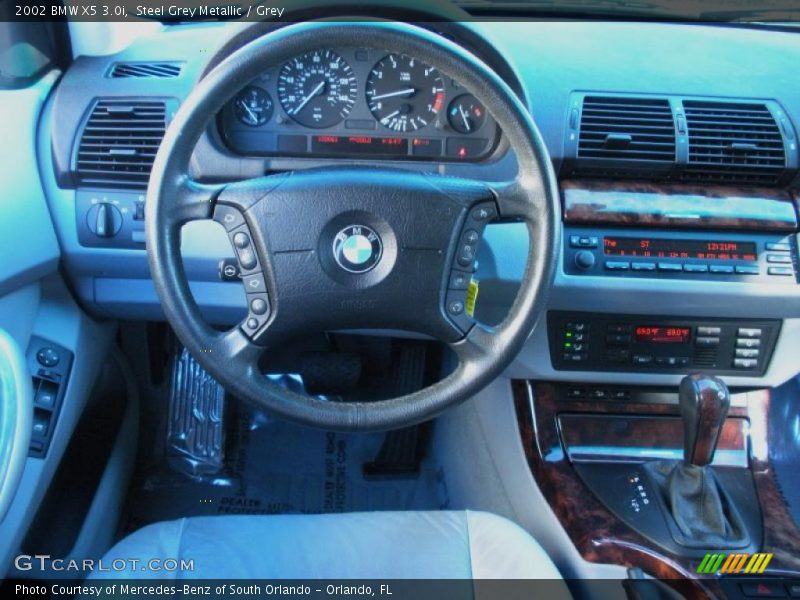 Steel Grey Metallic / Grey 2002 BMW X5 3.0i
