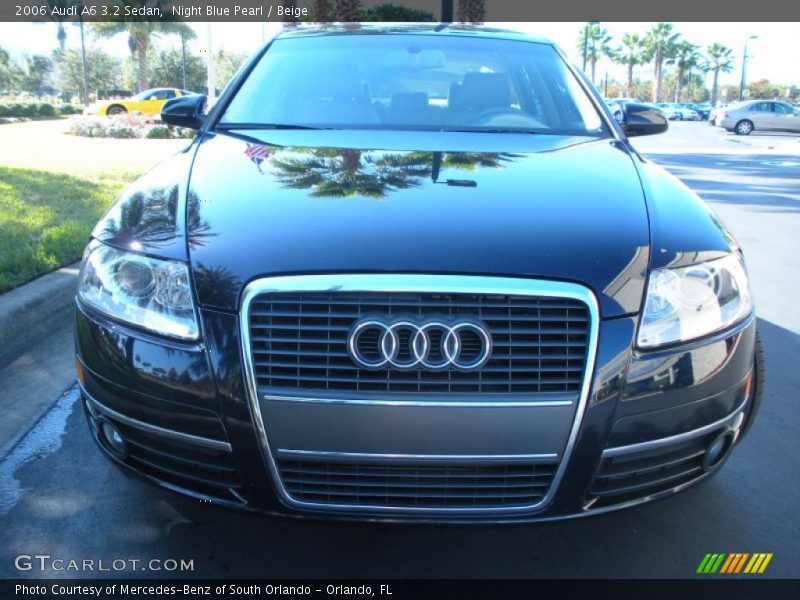 Night Blue Pearl / Beige 2006 Audi A6 3.2 Sedan