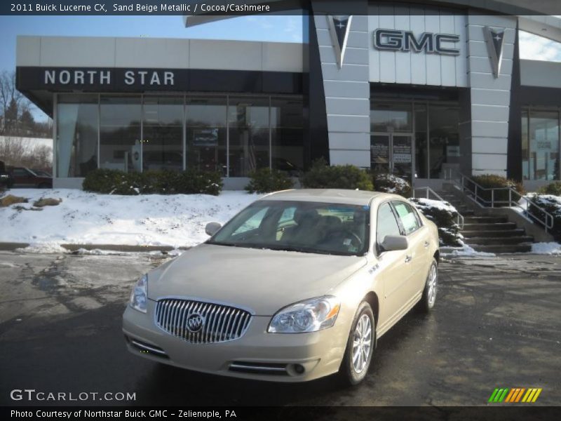 Sand Beige Metallic / Cocoa/Cashmere 2011 Buick Lucerne CX