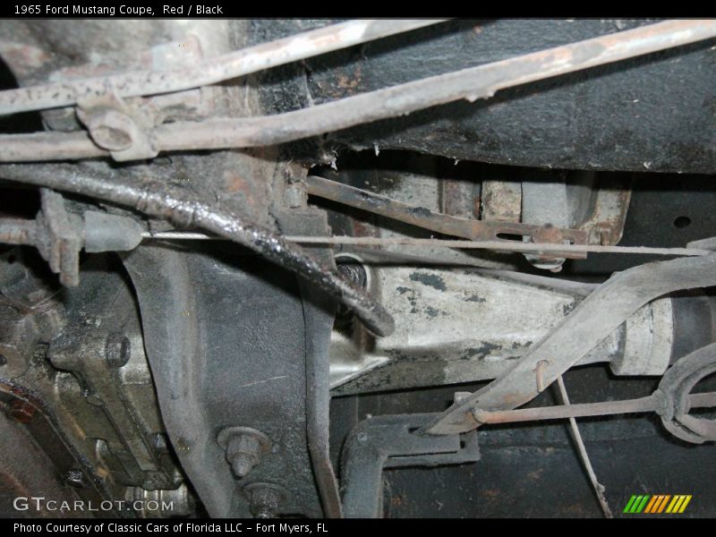 Red / Black 1965 Ford Mustang Coupe