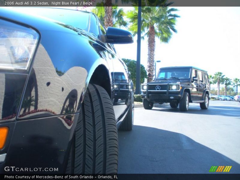 Night Blue Pearl / Beige 2006 Audi A6 3.2 Sedan