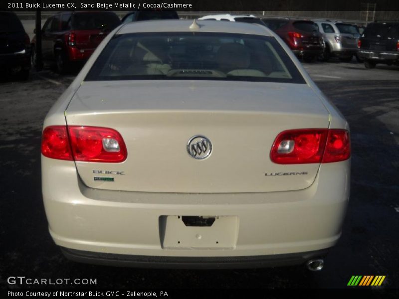 Sand Beige Metallic / Cocoa/Cashmere 2011 Buick Lucerne CX