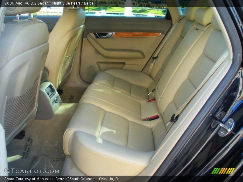 Night Blue Pearl / Beige 2006 Audi A6 3.2 Sedan