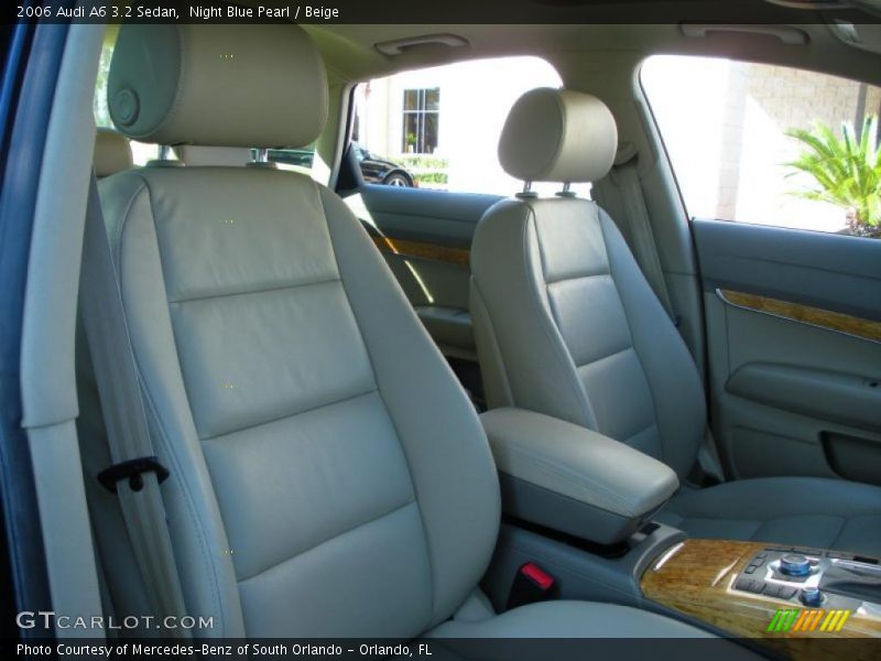 Night Blue Pearl / Beige 2006 Audi A6 3.2 Sedan