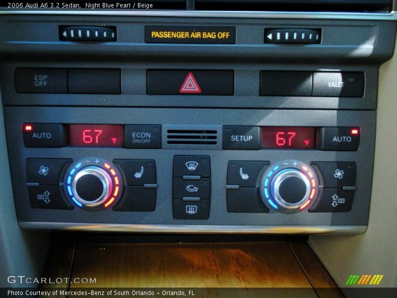 Night Blue Pearl / Beige 2006 Audi A6 3.2 Sedan