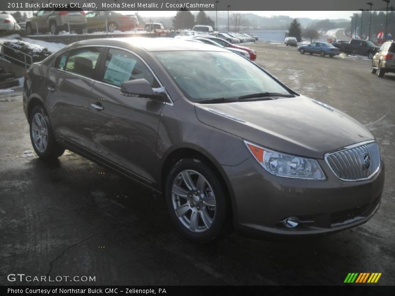 Mocha Steel Metallic / Cocoa/Cashmere 2011 Buick LaCrosse CXL AWD
