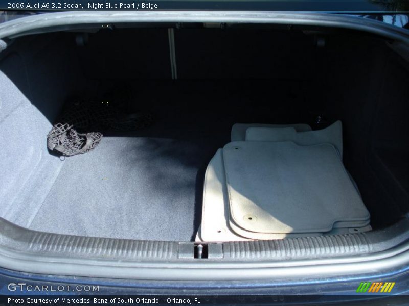 Night Blue Pearl / Beige 2006 Audi A6 3.2 Sedan