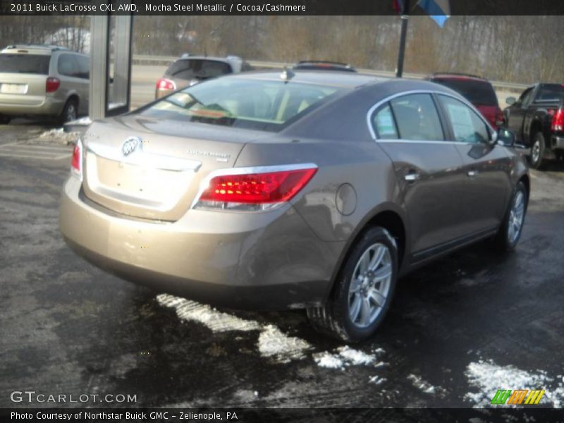 Mocha Steel Metallic / Cocoa/Cashmere 2011 Buick LaCrosse CXL AWD