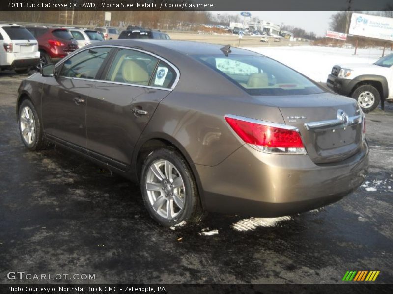 Mocha Steel Metallic / Cocoa/Cashmere 2011 Buick LaCrosse CXL AWD
