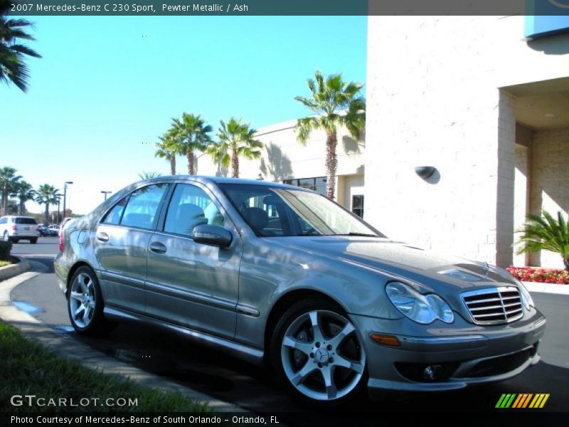 Pewter Metallic / Ash 2007 Mercedes-Benz C 230 Sport