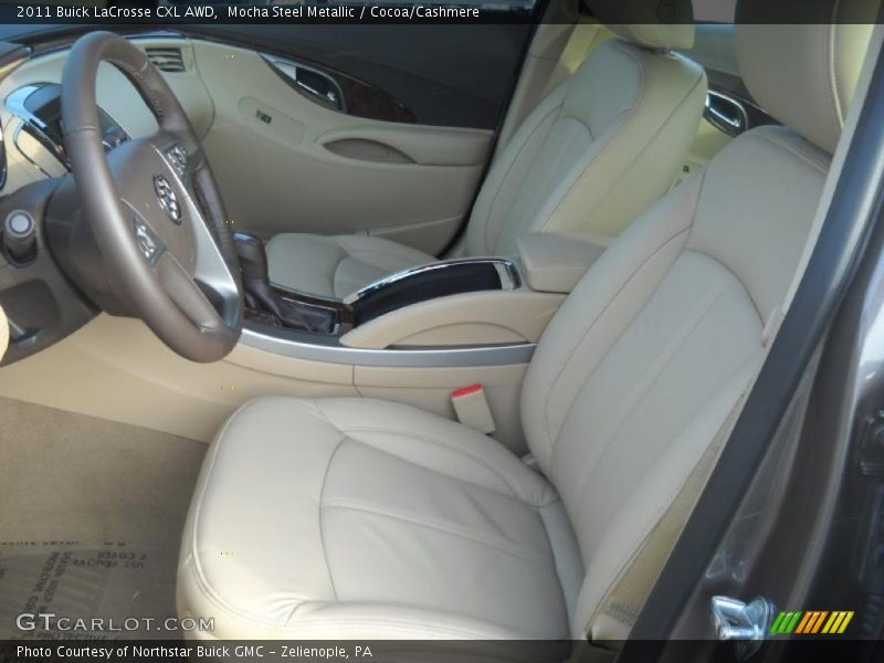 Mocha Steel Metallic / Cocoa/Cashmere 2011 Buick LaCrosse CXL AWD